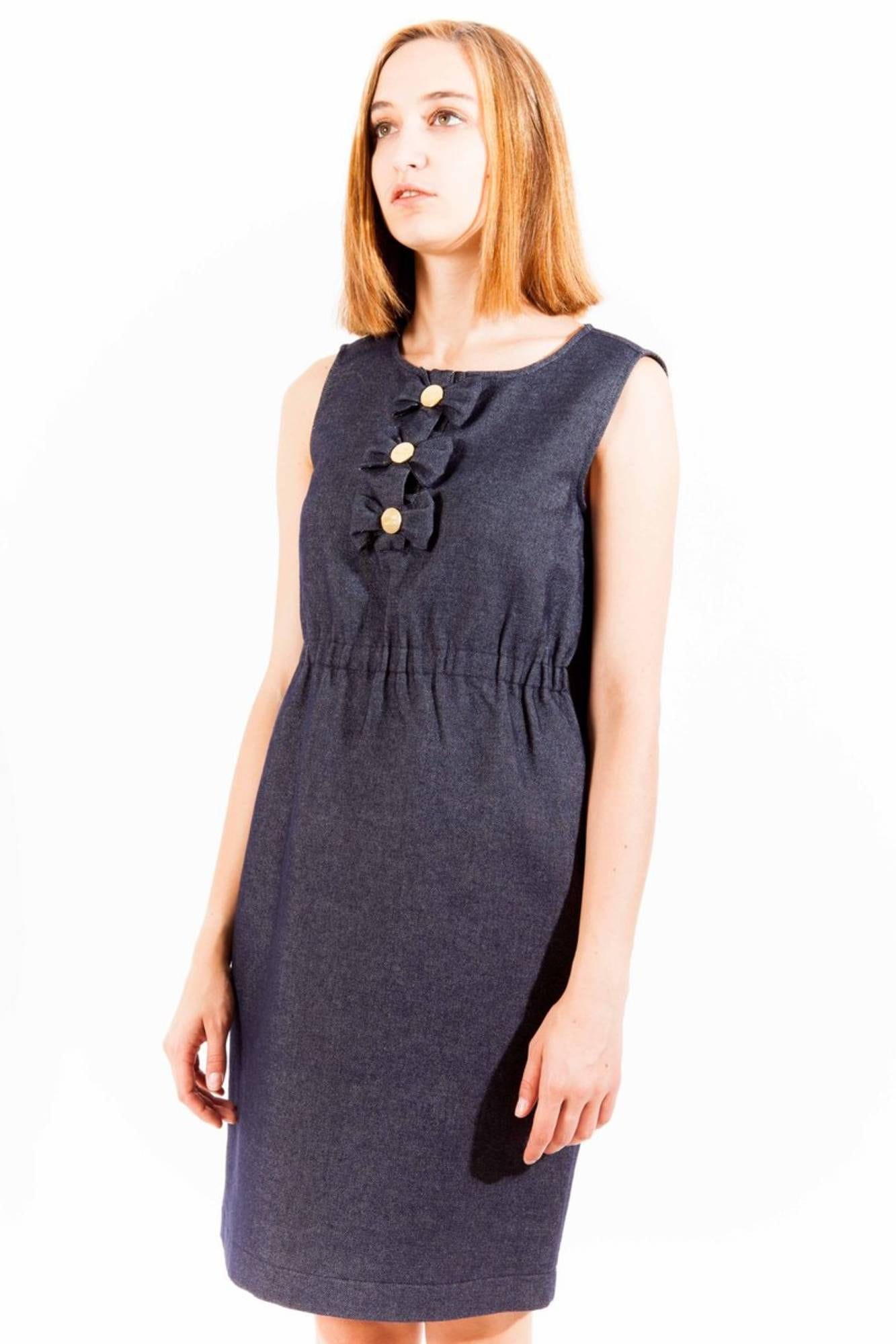 Dresses W-V-D24-00-T-7778 Blue - Image 3
