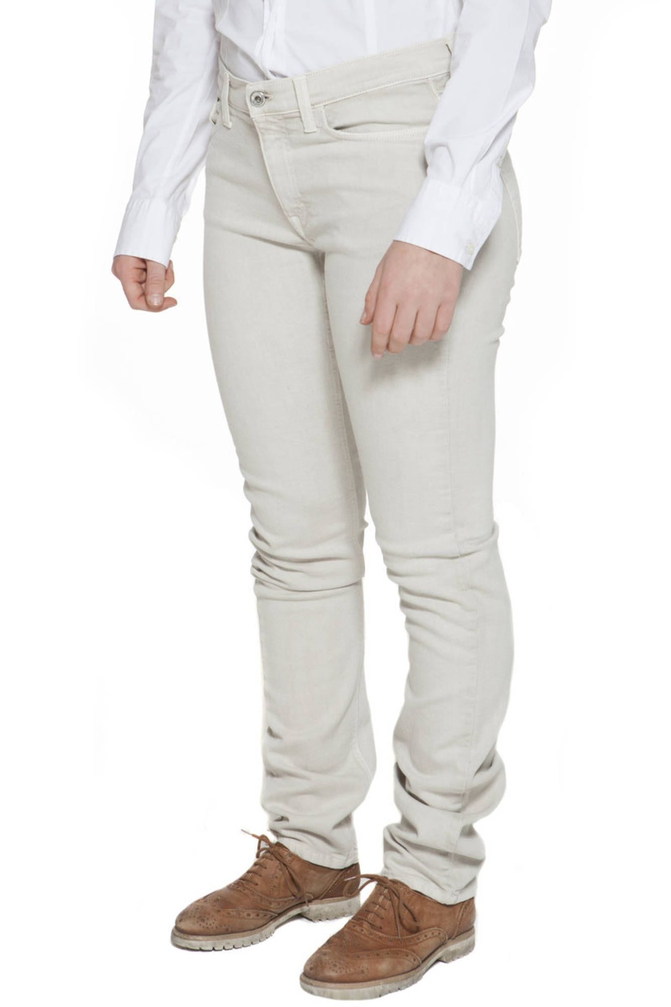 Trousers 1303410402 Beige Slim Fit - Image 3
