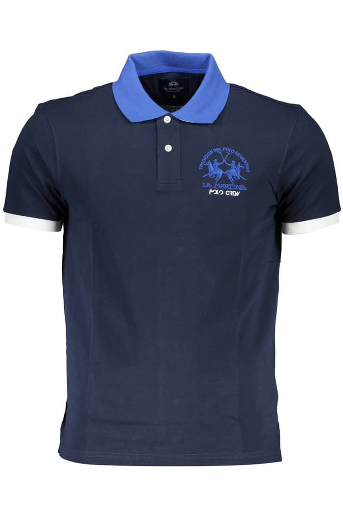 Polo Shirts XMP310PK031_EF1EE98 Blue Regular Fit - Image 1