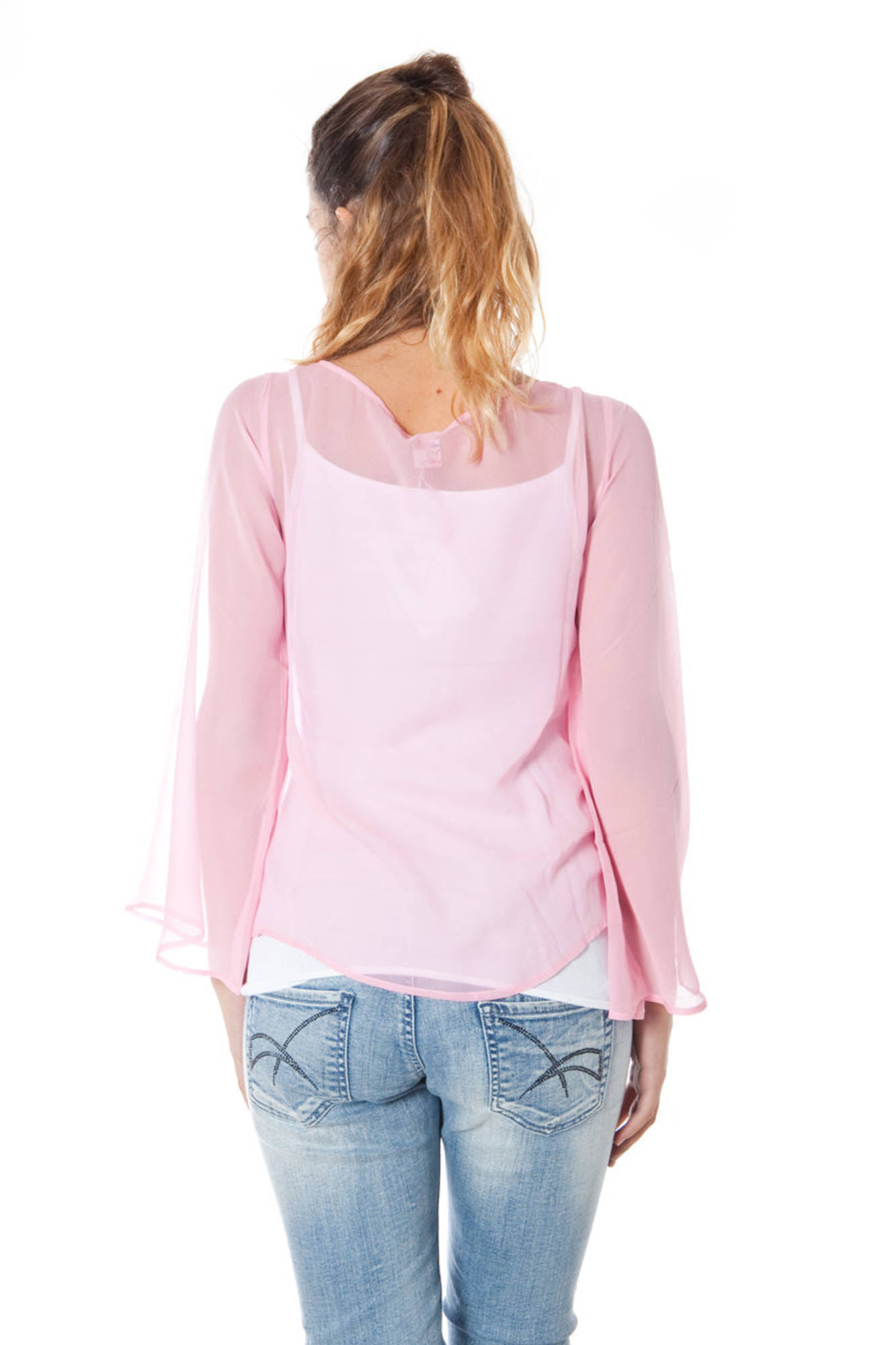 T-Shirts P2300341A04000PITT_D33E225 Pink Regular Fit - Image 3