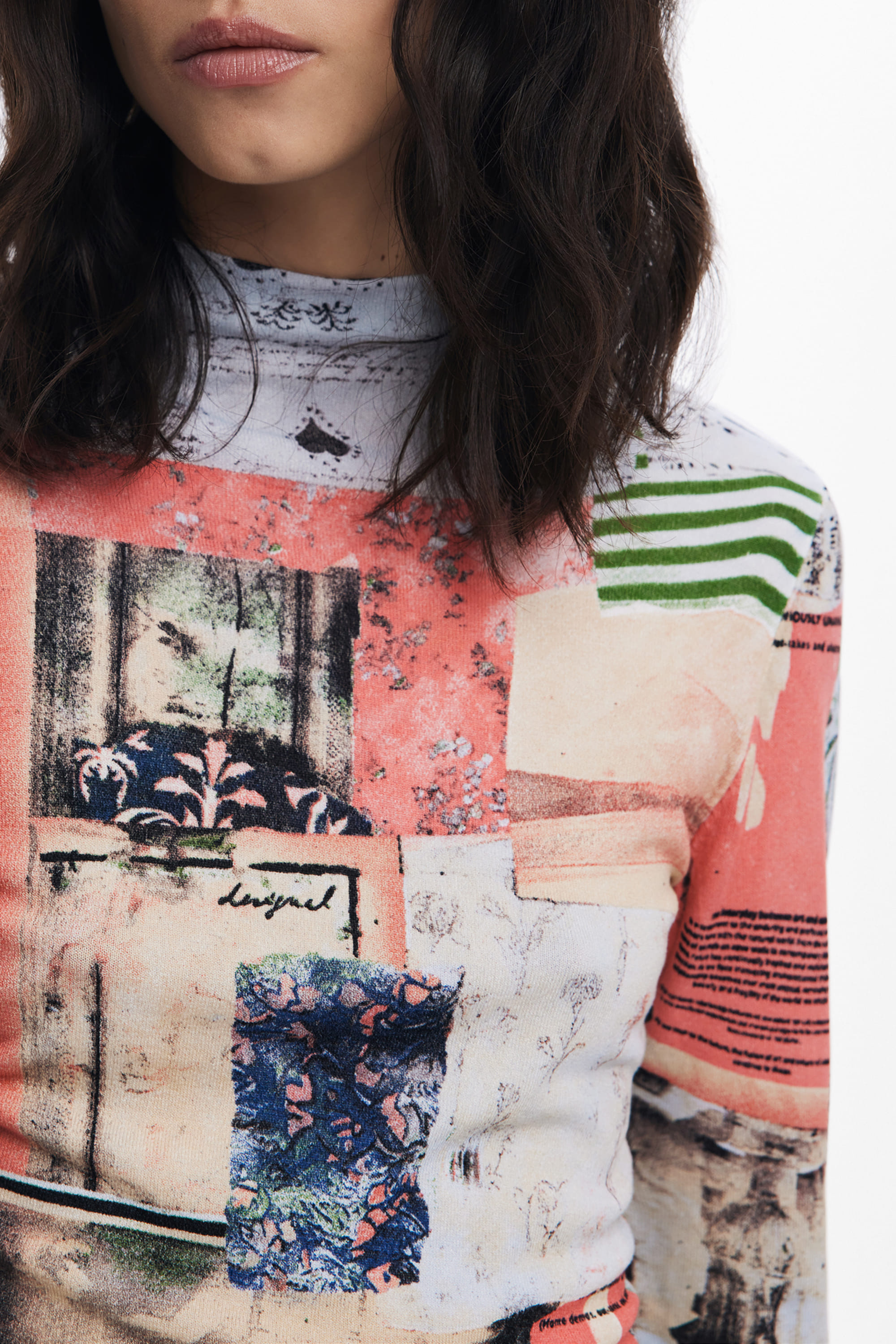 Sweaters 25WWJF39 Pink - Image 3