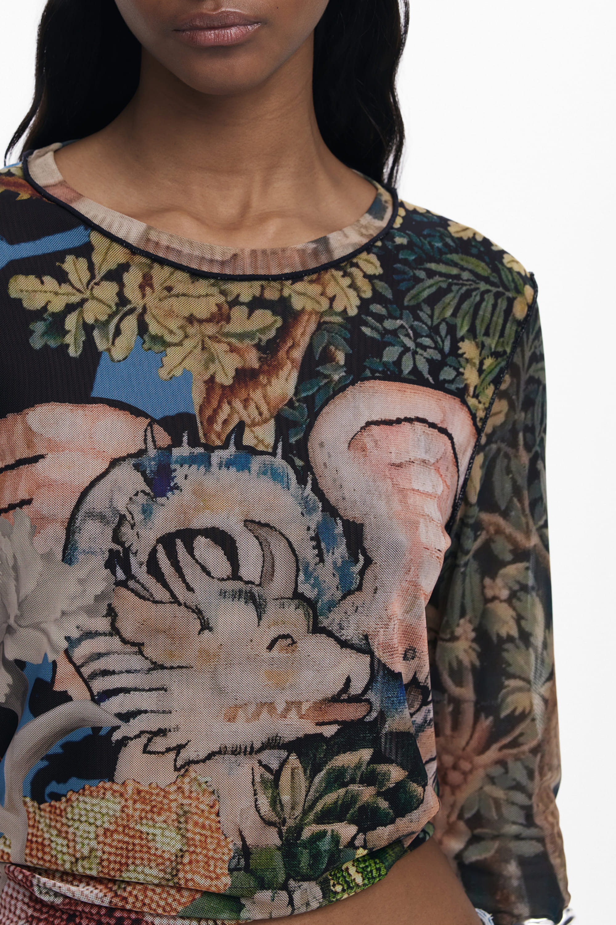 T-Shirts 25WWTK39 Black Regular Fit - Image 3