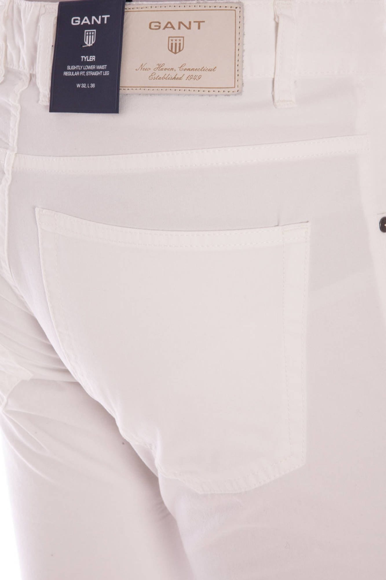 Trousers 13011008901 White Regular Fit - Image 3
