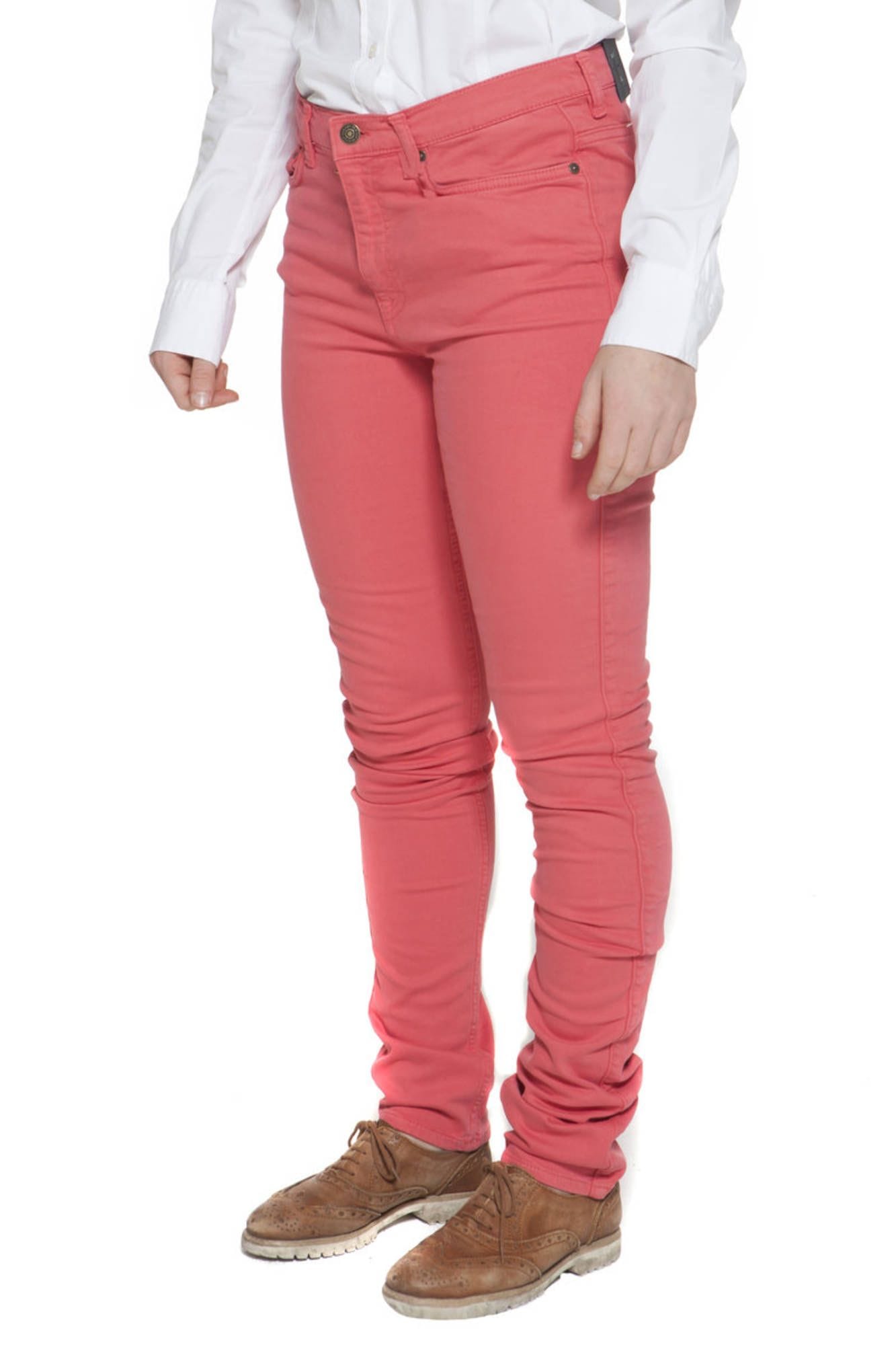 Trousers 1303410982 Pink Slim Fit - Image 3